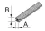 Sevroll - Tömítőkefe behúzós 4,8x4mm FEHÉR (Alfa, Cosmo, Focus, Kapa, Victoria, Tytan, Uni)
