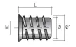 Tessauer csavar 10-es M10x18mm