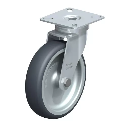 Blickle görgő forgóvillás LPA-TPA 100G gumi/polipropilén 70kg
