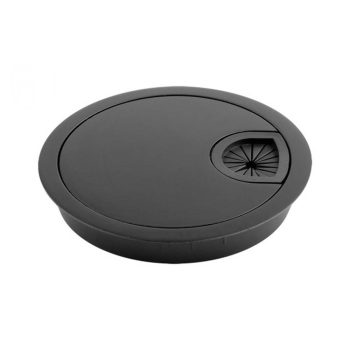 Kábelkivezető Fém 80mm Fekete Strong