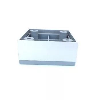 Szekrényláb 65x65x25mm Inox