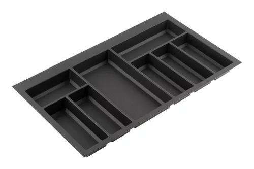 Evőeszköztartó Classico Kristall softTouch  80 (722x424 mm) fekete