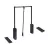 GARDRÓBLIFT SOFTLIFT 2 660-890 mm 12kg FEKETE