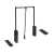 GARDRÓBLIFT SOFTLIFT 1 520-670 mm 8kg FEKETE