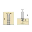KNAPP Gyorsrögzítő dübel + csap 5/8mm Z5058 QUICK-SET Nem oldható kötés