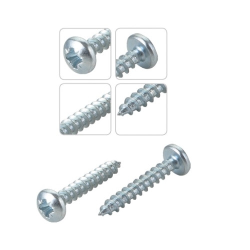 Rögzítő csavar "D" fejű 5x30mm PZ2 1000db/doboz cink fehér