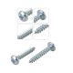 Rögzítő csavar "D" fejű 5x30mm PZ2 1000db/doboz cink fehér