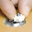 KNAPP Rögzítő vasalat K073 UNO 30mm acél központozó jelölő