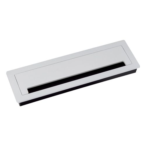 Kábelkivezető Fém 300x90x28mm Fehér Strong