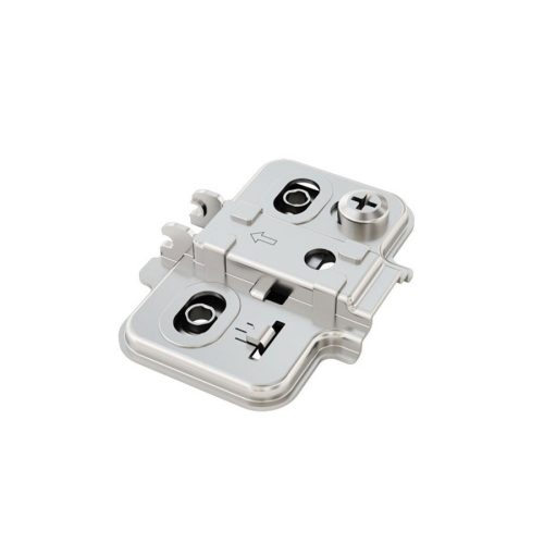 Pántalátét FDS C82 Klippes - Excenteres - H=0 mm csavarral Nikkel