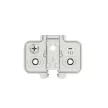 Pántalátét FDS C82 Klippes - Excenteres - H=0 mm csavarral Nikkel