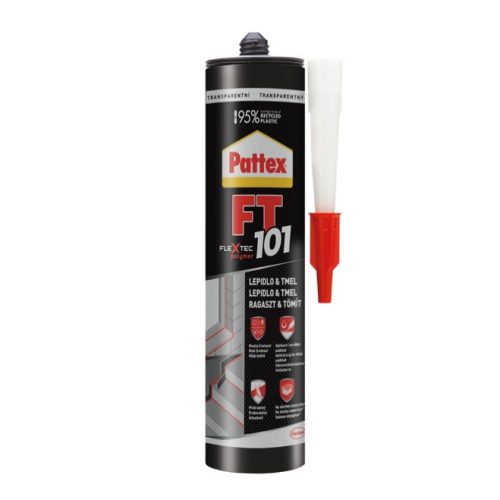 Pattex FT 101 építési ragasztó és tömítő festhető TRANSZPARENS