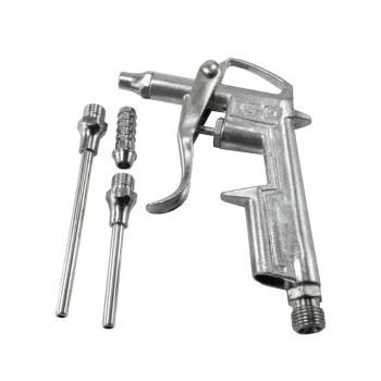 Légfúvó pisztoly pneumatikus cserélhető fúvókákkal