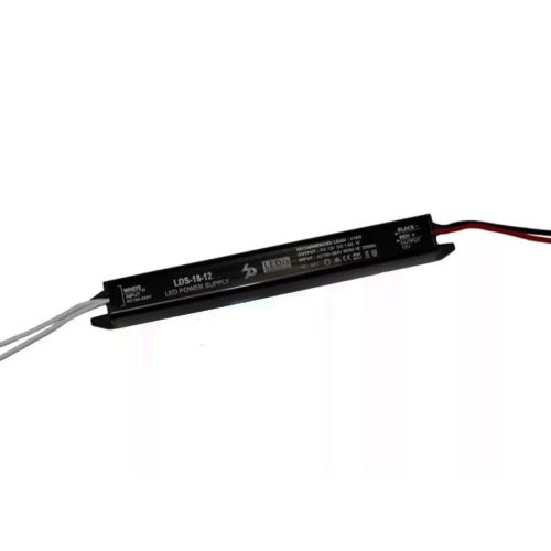 Led transzformátor SLIM 12V/1,5A 18W 166x18x18mm