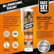 Gorilla Selant Clear Átlátszó szilikon tömítő 30perc