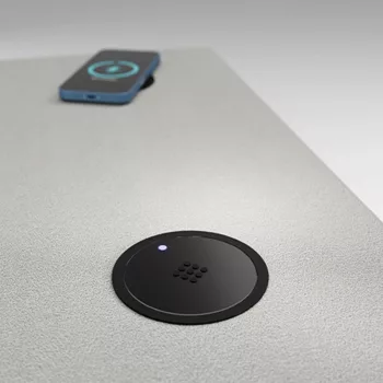   Konnektor-rejtett elosztó VersaCharger vezeték nélküli töltő 15W Fekete / Csiszolt Fekete