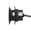 Konnektor-rejtett elosztó VersaTag 1x230V-1xUSB-A Töltő Fekete