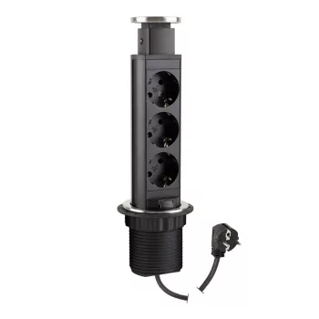 Konnektor-rejtett elosztó StrongPower 3x230V Inox
