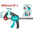TOTAL Egykezes szorító 300mm /60kg/ INDUSTRIAL