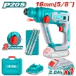TOTAL Fúró-vésőkalapács SDS Plus 16mm - 1x2Ah 5100prn/1,5J koffer+töltő