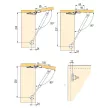 Gázteleszkóp felnyíló 245mm/60N StrongLifts Szürke