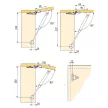 Gázteleszkóp felnyíló 245mm/80N StrongLifts Szürke