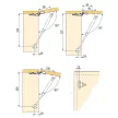 Gázteleszkóp felnyíló 245mm/100N StrongLifts Szürke