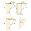 Gázteleszkóp felnyíló 245mm/120N StrongLifts Szürke