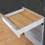 Fiókcsúszó FDS-PRO 18 HD A duplafalú fiókoldal 550mm Fehér 60kg Fém
