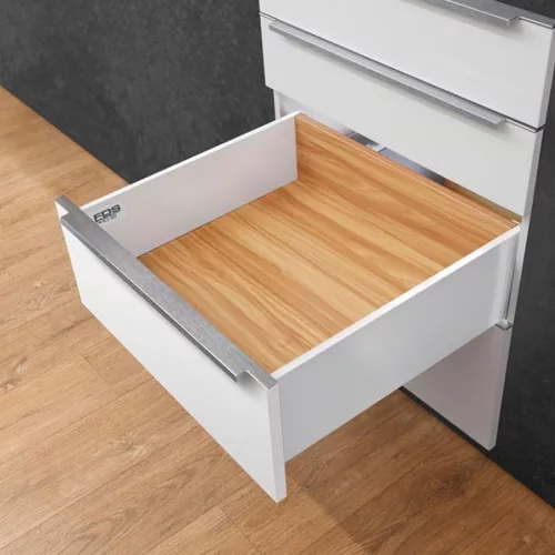 Fiókcsúszó FDS-PRO 18 HD C duplafalú fiókoldal 550mm Fehér 60kg Fém