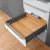Fiókcsúszó FDS-PRO 18 HD B duplafalú fiókoldal 550mm Antracit 60kg Fém