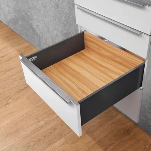Fiókcsúszó FDS-PRO 18 HD C duplafalú fiókoldal 550mm Antracit 60kg Fém