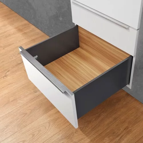 Fiókcsúszó FDS-PRO 18 HD D duplafalú fiókoldal 550mm Antracit 60kg Fém