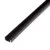 LED aluminium profil sín - 2000 x 17 x 8 mm - U profil - fekete