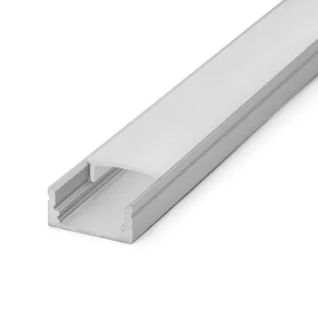 LED alumínium profil takaró búra opál 2000mm (41010hez)