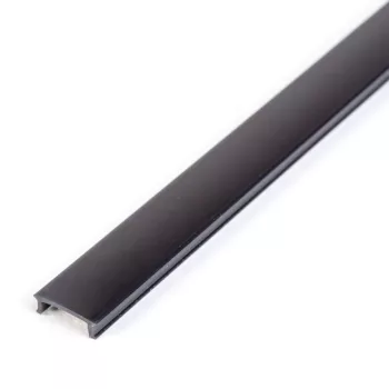 LED alumínium profil takaró búra fekete 2000mm (41010hez)