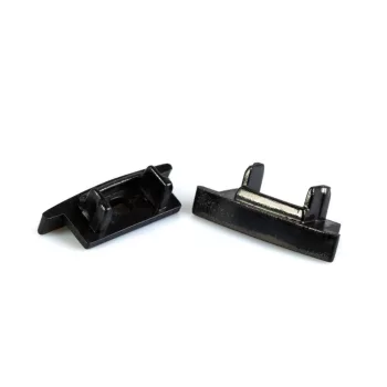 LED aluminium profil végzáró (41011hez) - 2 db - fekete