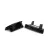LED aluminium profil végzáró (41011hez) - 2 db - fekete