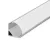 LED alumínium profil sín 2000x16x16mm íves sarokprofil
