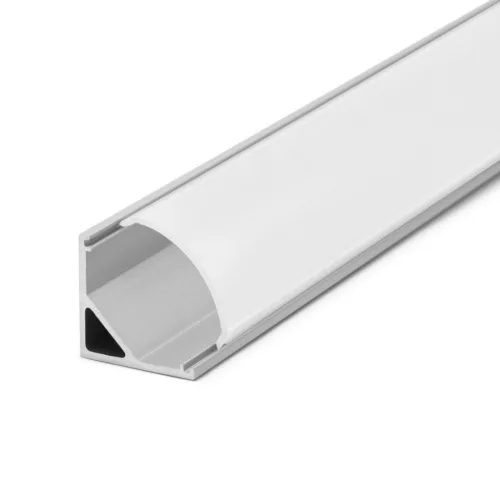 LED alumínium profil takaró búra opál 2000mm (41012A2höz)