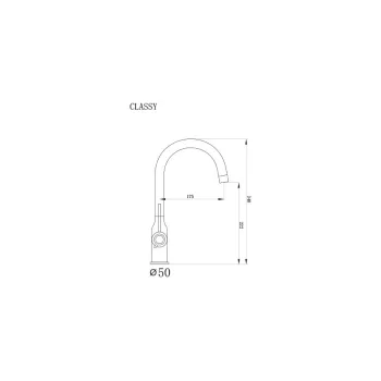 Classy Metalac Xgranit Mosogató Csaptelep - Bézs