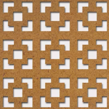 Grezzo natúr Hdf Damasco perforációval 1520x605x3mm