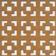 Grezzo natúr Hdf Damasco perforációval 1520x605x3mm