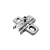 Bútorpánt pántalátét SALICE B2V3H39 normál, 3mm nikkel