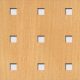 Legno furnérozott Hdf-Quadro 11-45 perforációval Anegré 1520x610x4mm