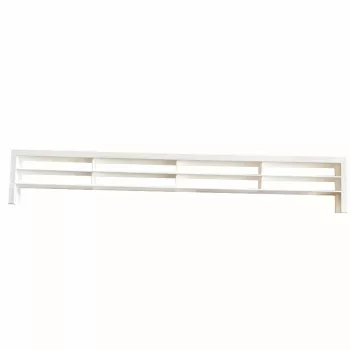   Szellőzőrács 449 lábazatelembe építhető 390x65x18mm Fehér