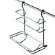Fémrács PR 9860 Fólia és papírt.tartó 325x390x180mm Króm