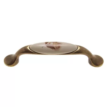 Fogantyú M10.01.02.04 Antikolt Bronz-Barna Virág